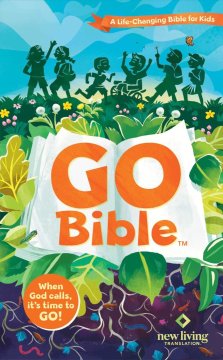 NLT GO Bible for Kids (with Glow-in-the-Dark Features) (LeatherLike, Orange Camo)