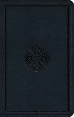 ESV Premium Gift Bible (TruTone, Navy, Mosaic Cross Design)