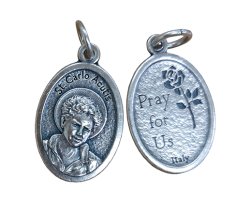 Carlo Acutis Oxidised Medal