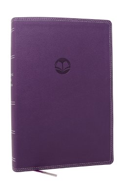 Enduring Word Study Bible: Pastoral Commentary from Every Chapter of the Bible (NKJV, Purple Leathersoft, Red Letter, Comfort Print)