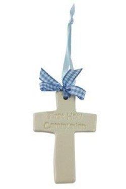 First Holy Communion Ceramic Cross (Boy)