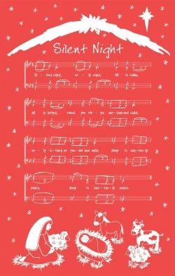 Silent Night - Tea Towel