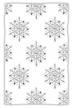 Meghan Earle Christmas Snowflake Tea Towel