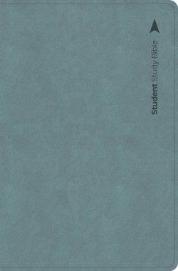 CSB Student Study Bible, Earthen Teal Suedesoft Leathertouch