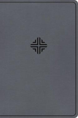 CSB Large Print Thinline Bible, Value Edition, Charcoal