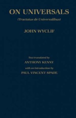 De Universalibus: Volume Ii: On Universals
