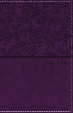 NKJV Deluxe Gift Bible, Imitation Leather, Purple, Red Letter Edition