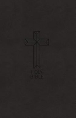 NKJV, Value Thinline Bible, Compact, Imitation Leather, Black, Red Letter Edition