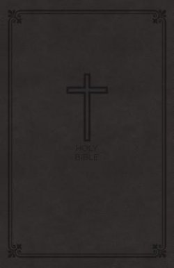 NKJV, Value Thinline Bible, Large Print, Imitation Leather, Black, Red Letter Edition