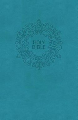 NKJV, Value Thinline Bible, Large Print, Imitation Leather, Blue, Red Letter Edition