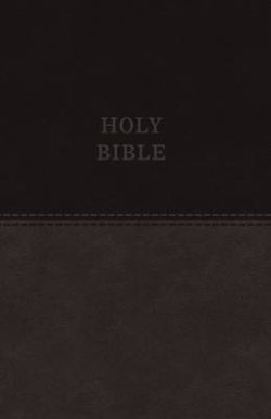 KJV, Value Thinline Bible, Large Print, Imitation Leather, Gray, Red Letter Edition