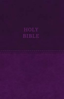 KJV, Value Thinline Bible, Large Print, Imitation Leather, Purple, Red Letter Edition