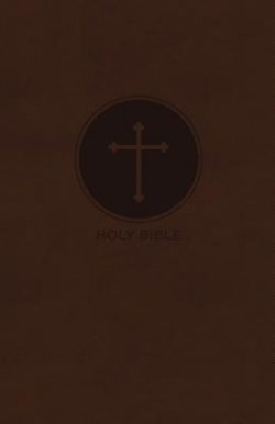 KJV, Reference Bible, Giant Print, Imitation Leather, Brown, Red Letter Edition