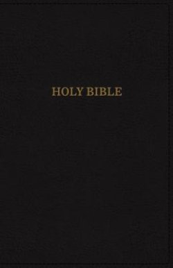 KJV, Deluxe Reference Bible, Giant Print, Imitation Leather, Black, Red Letter Edition
