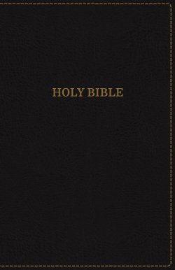 KJV Holy Bible: Large Print Thinline, Black Leathersoft, Red Letter, Comfort Print (Thumb Indexed): King James Version