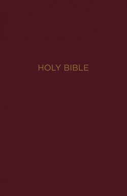 NKJV Holy Bible, Giant Print Center-Column Reference Bible, Burgundy Leather-look, Thumb Indexed, 72,000+ Cross References, Red Letter, Comfort Print: New King James Version
