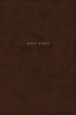 NKJV, Reference Bible, Classic Verse-by-Verse, Center-Column, Leathersoft, Brown, Red Letter, Comfort Print