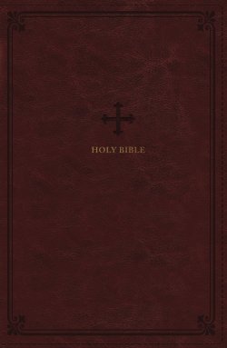 NRSV Large Print Standard Catholic Bible, Red Leathersoft (Comfort Print, Holy Bible, Complete Catholic Bible, NRSV CE)