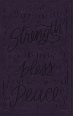 NKJV, Giant Print Center-Column Reference Bible, Verse Art Cover Collection, Leathersoft, Purple, Red Letter, Comfort Print