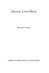Archaic Latin Prose