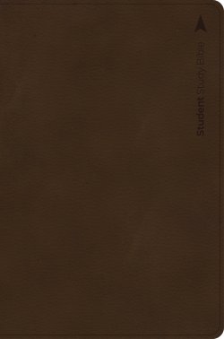 CSB Student Study Bible, Brown Leathertouch