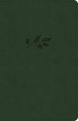 CSB Thinline Bible, Olive LeatherTouch