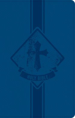 KJV Kids Bible, Thinline Edition, Navy LeatherTouch