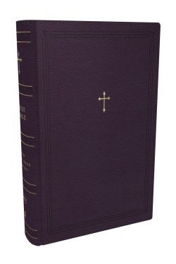 NKJV Compact Paragraph-Style Bible w/ 43,000 Cross References, Purple Leathersoft Zipper Closure, Red Letter, Comfort Print: Holy Bible, New King James Version