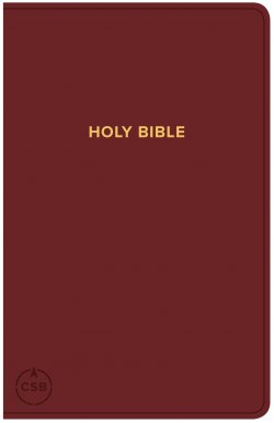 CSB Gift & Award Bible, Burgundy Imitation Leather