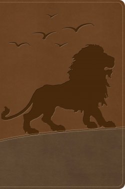 KJV One Big Story Bible, Brown Lion LeatherTouch