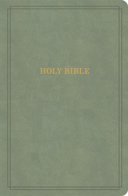 KJV Large Print Personal Size Reference Bible, Sage Suedesoft LeatherTouch