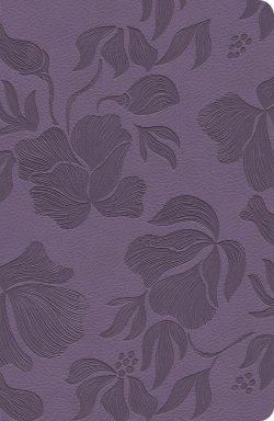 CSB Large Print Personal Size Reference Bible, Purple