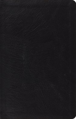 ESV Large Print Thinline Reference Bible (Genuine Leather, Black)