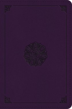 ESV Large Print Bible (TruTone, Lavender, Emblem Design)