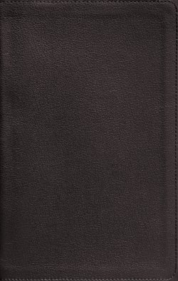 NASB, Personal Size Bible, Large Print, Genuine Leather, Calfskin, Black, Red Letter, 1995 Text, Thumb Indexed, Comfort Print