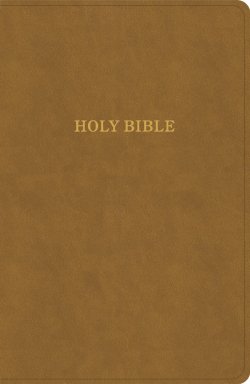KJV Personal Size Giant Print Bible, Camel Suedesoft Indexed