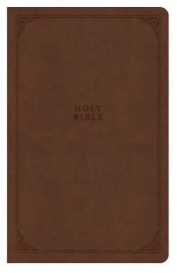 KJV Premium Gift Bible, Brown Leathertouch