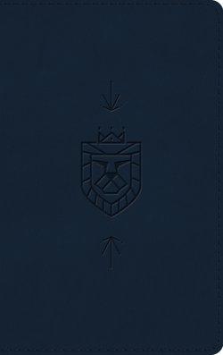 ESV Kid's Bible, Thinline, Red Letter (TruTone, Dark Blue, Lion of Judah Design)