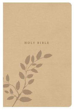 CSB Large Print Personal Size Reference Bible, Camel