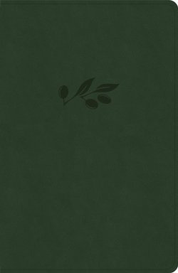 NASB Personal Size Giant Print Bible, Olive Leathertouch