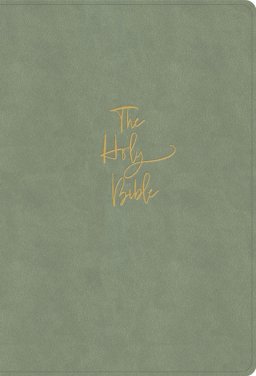KJV Super Giant Print Reference Bible, Sage Suedesoft
