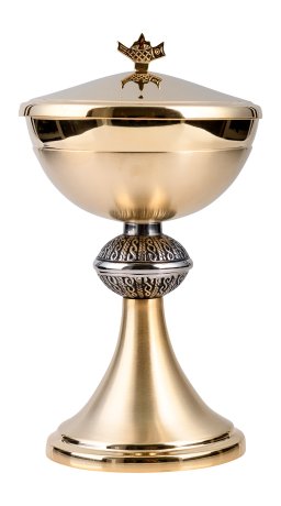 Golden Plated Ciborium H 22 cm