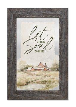 Plaque-Metalscapes-Let Your Soul Shine (8" x 12")