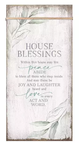 Plaque-Timeless Twine-House Blessings