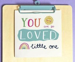 You Are So Loved Little One Single Card