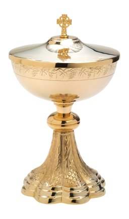 Golden Plated Ciborium H 24 cm