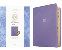 KJV Every Woman's Bible, Filament Enabled (LeatherLike, Periwinkle Purple, Indexed, Red Letter)
