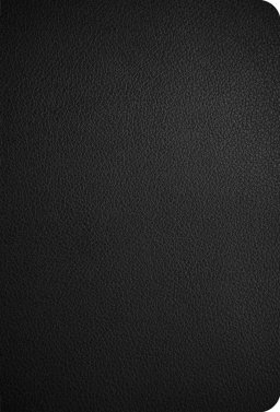 CSB Large Print Compact Reference Bible, Black Leather