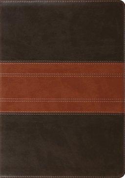 ESV Study Bible: Forest / Tan, Trail Design, TruTone