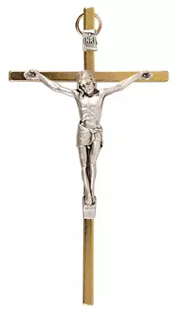 Metal Crucifix 4 1/2 inch